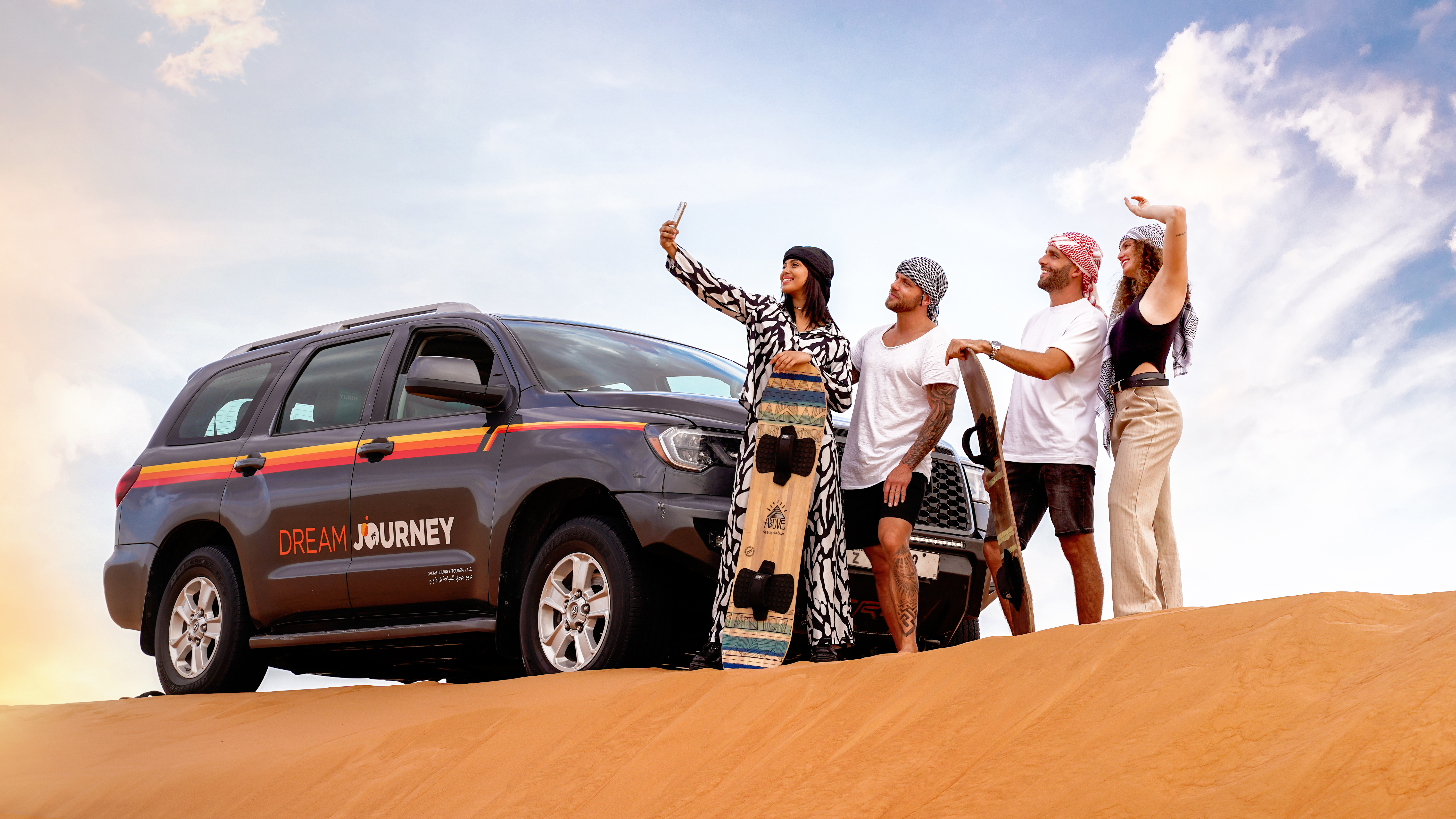 Dubai Desert Journey: Red Dunes Safari with BBQ in Bedouin Camp
