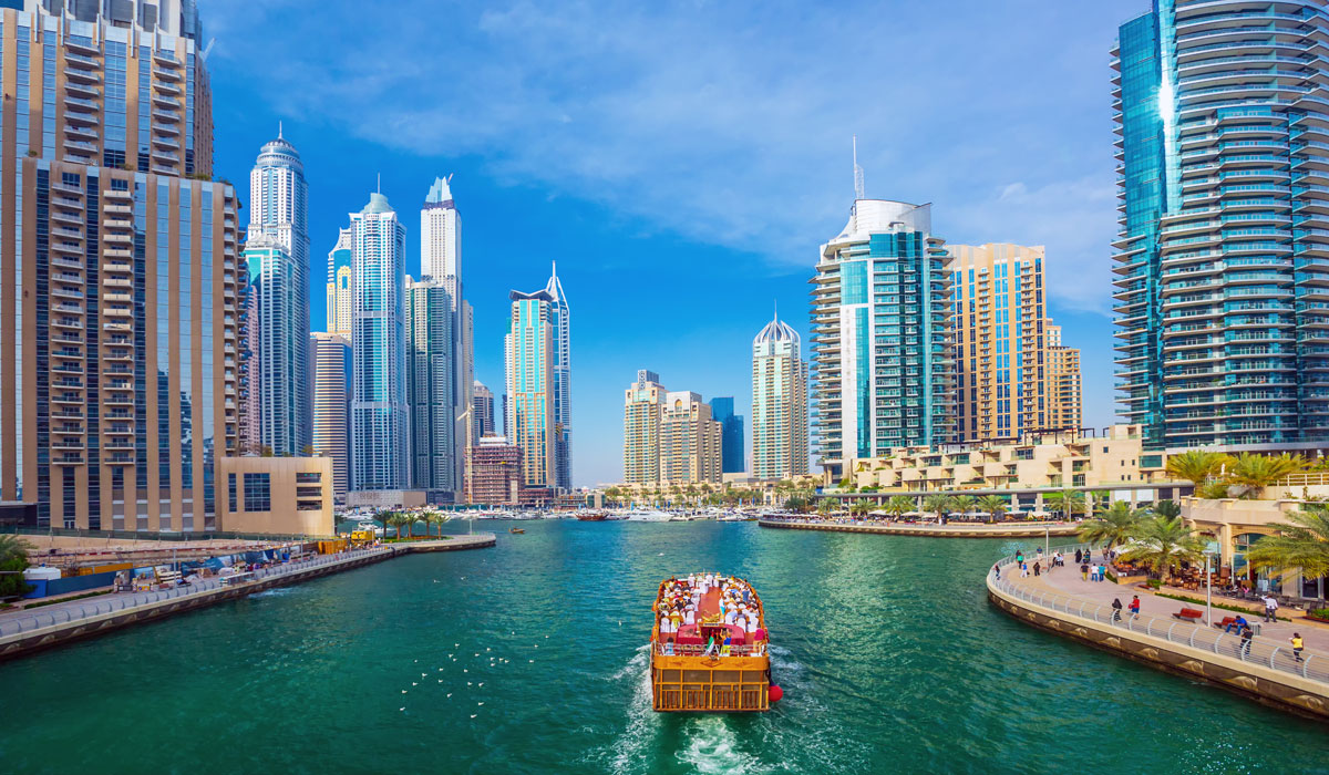 Modern Dubai City Tour with Guided Marina Cruise